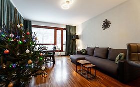 AuriApartments Karlín 2KK s terasou a parkováním